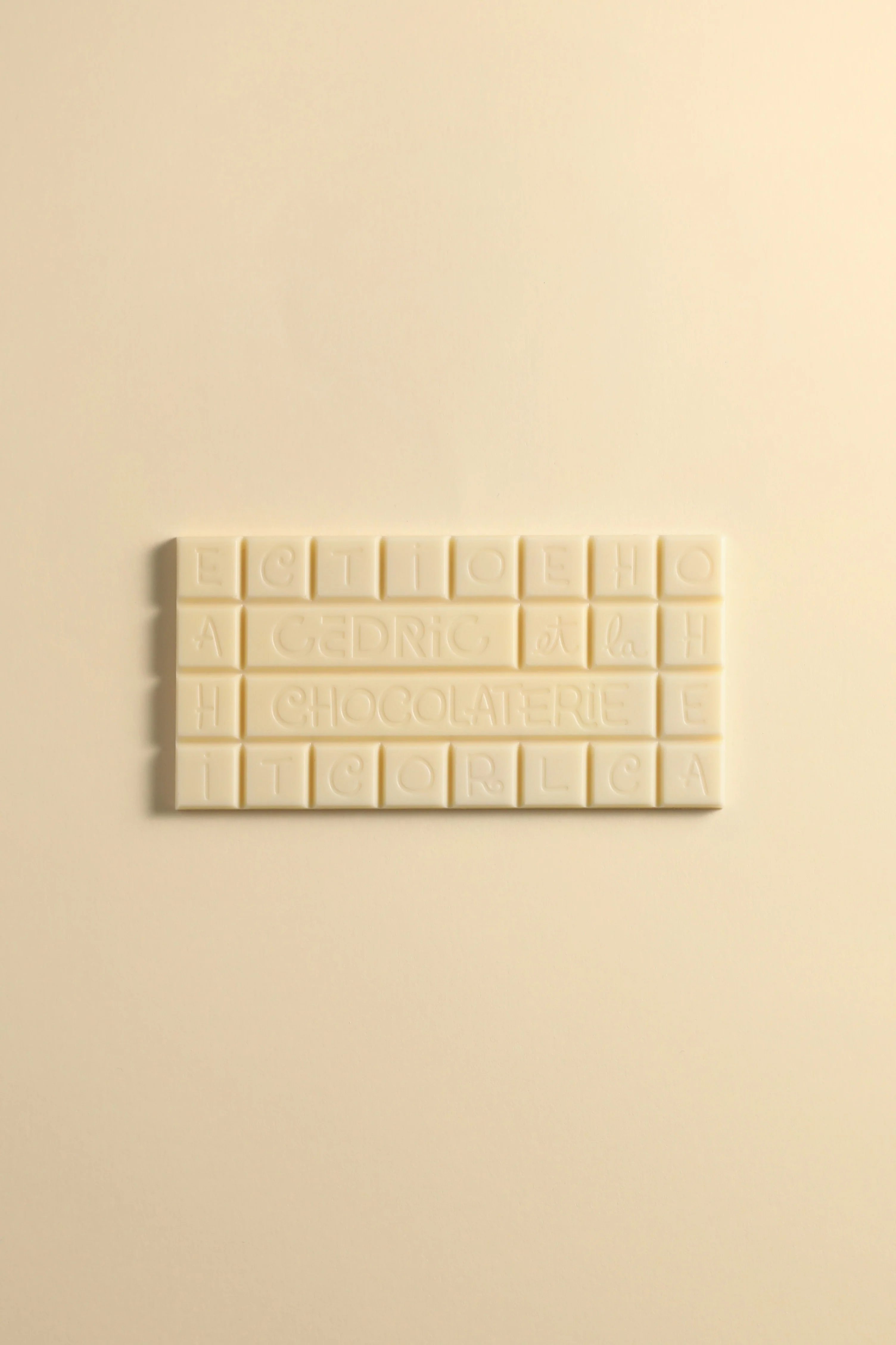 Tablette de chocolat blanc 34%
